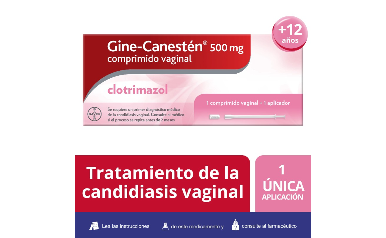 Gine-Canestén® 500 mg comprimido vaginal