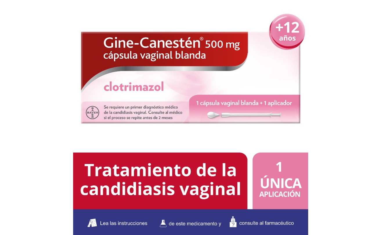 Gine-Canestén® 500 mg cápsula vaginal
