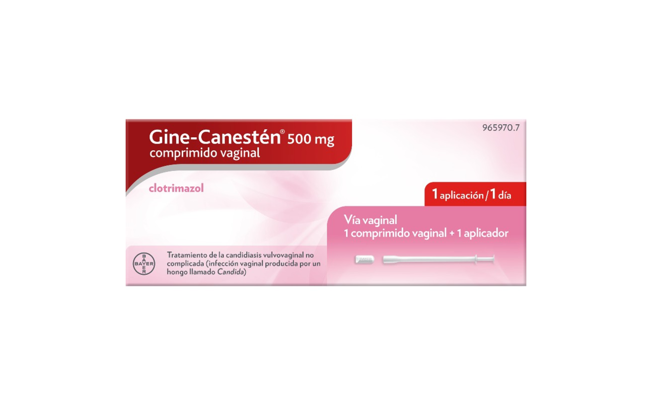 Gine-Canestén® 500 mg comprimido vaginal